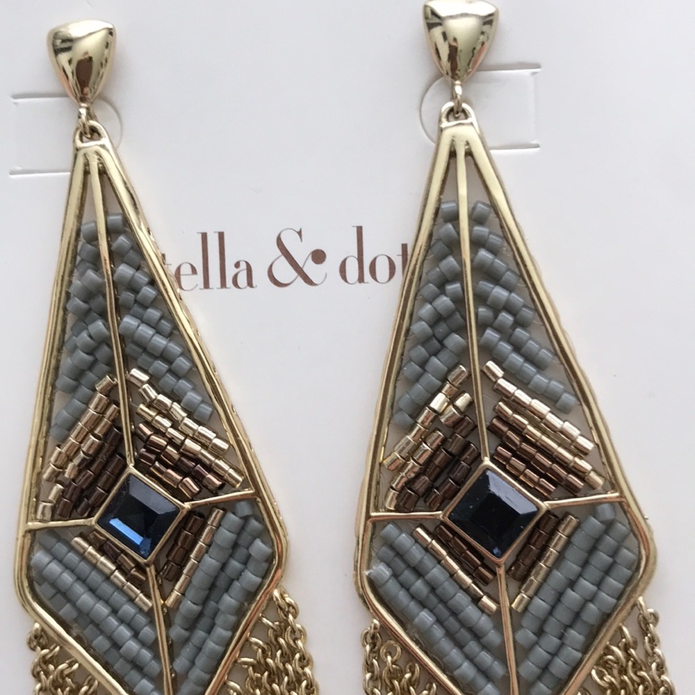 Aiyanna Fringe Chandelier Earrings - Picture 7 of 7